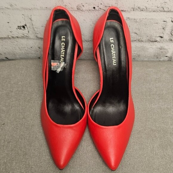 le Chateau Elegant Red High Heels - Picture 5 of 6
